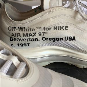 Offwhite AirMax 97 100% Authenic